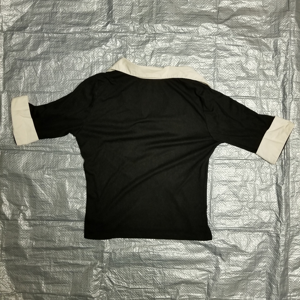 👙M Basics vintage Y2K collared top - Picture 3 of 5